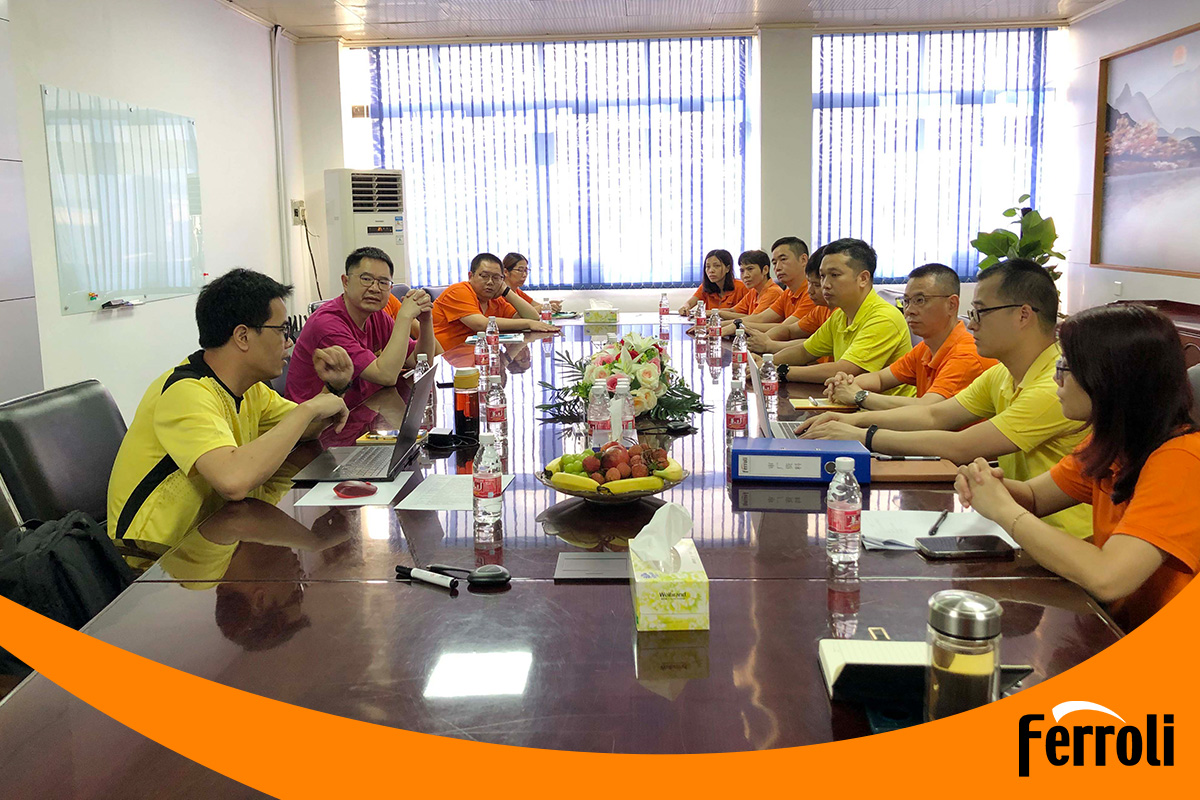 萬科采筑平臺蒞臨我司考察